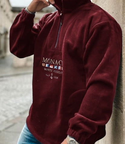 Monaco™ - Sweatshirt med lynlås